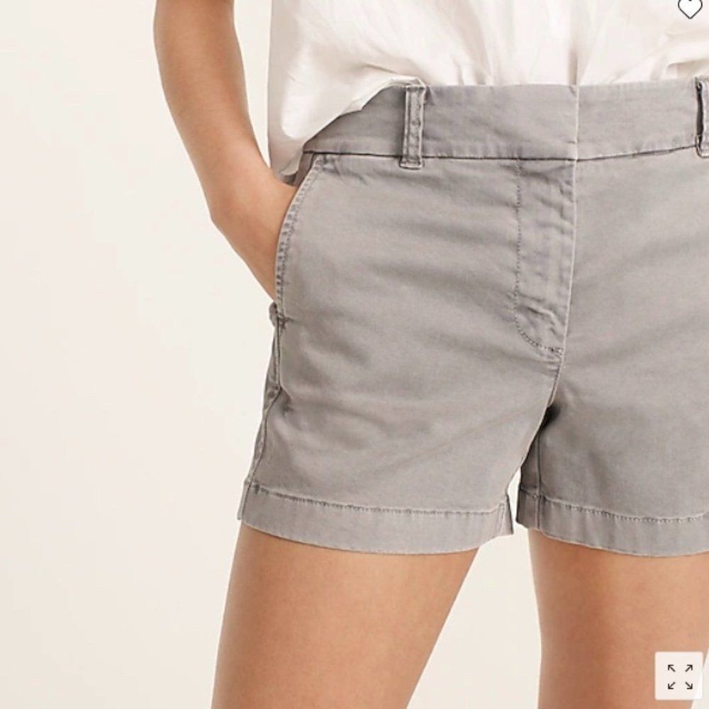 J. Crew 4 Inch Stretch Chino Shorts    